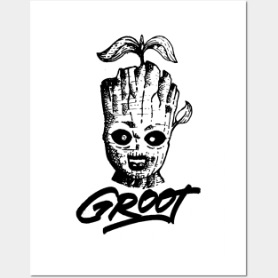 Groot Baby Groot Posters and Art